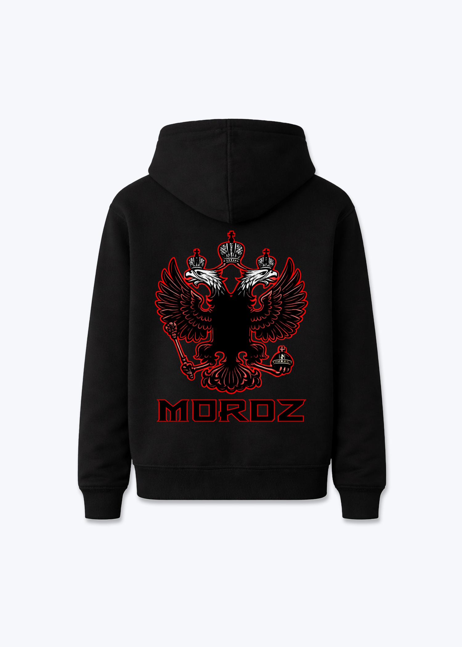 MoroZ Regular Hoodie - Black Back (Designed)
