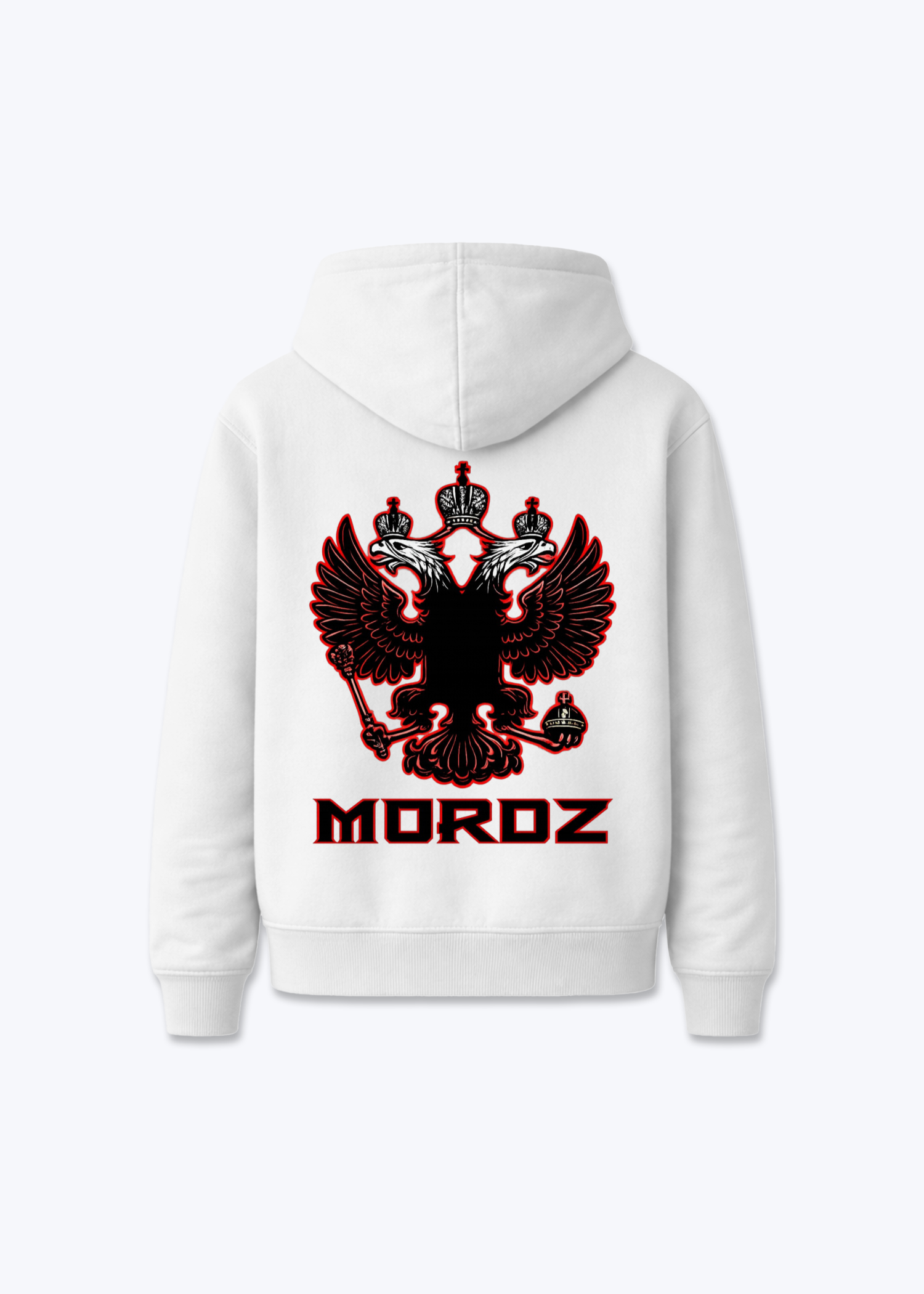 MoroZ Regular Hoodie - White Back (Designed)