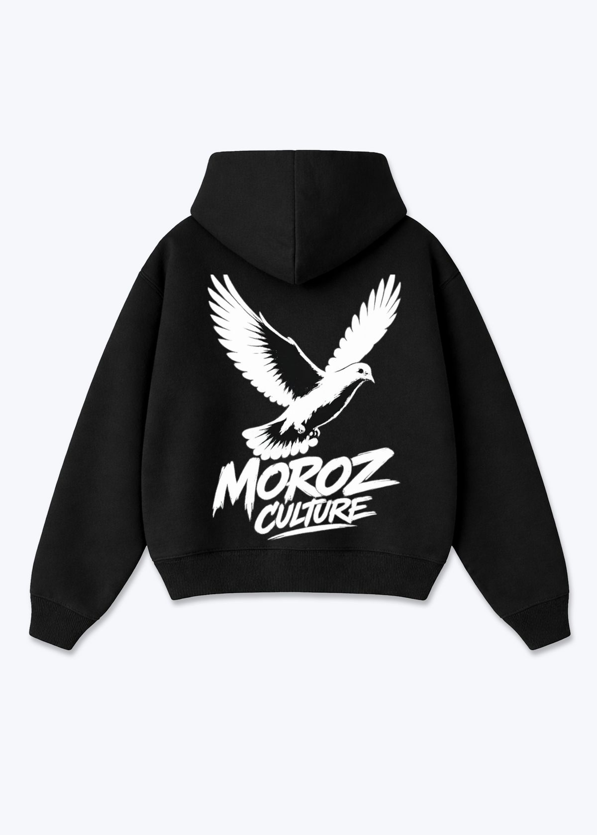 Moroz Oversized Hoodie - Black Back (Designed)