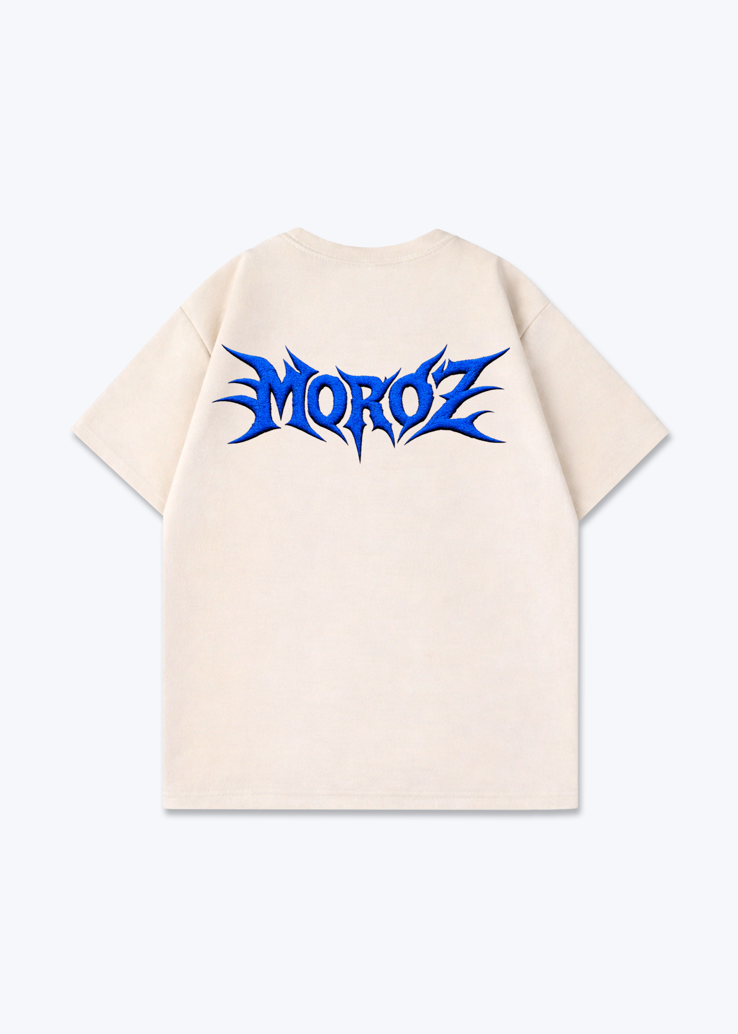 MoroZ Oversized Shirt - Beige Back (Designed)