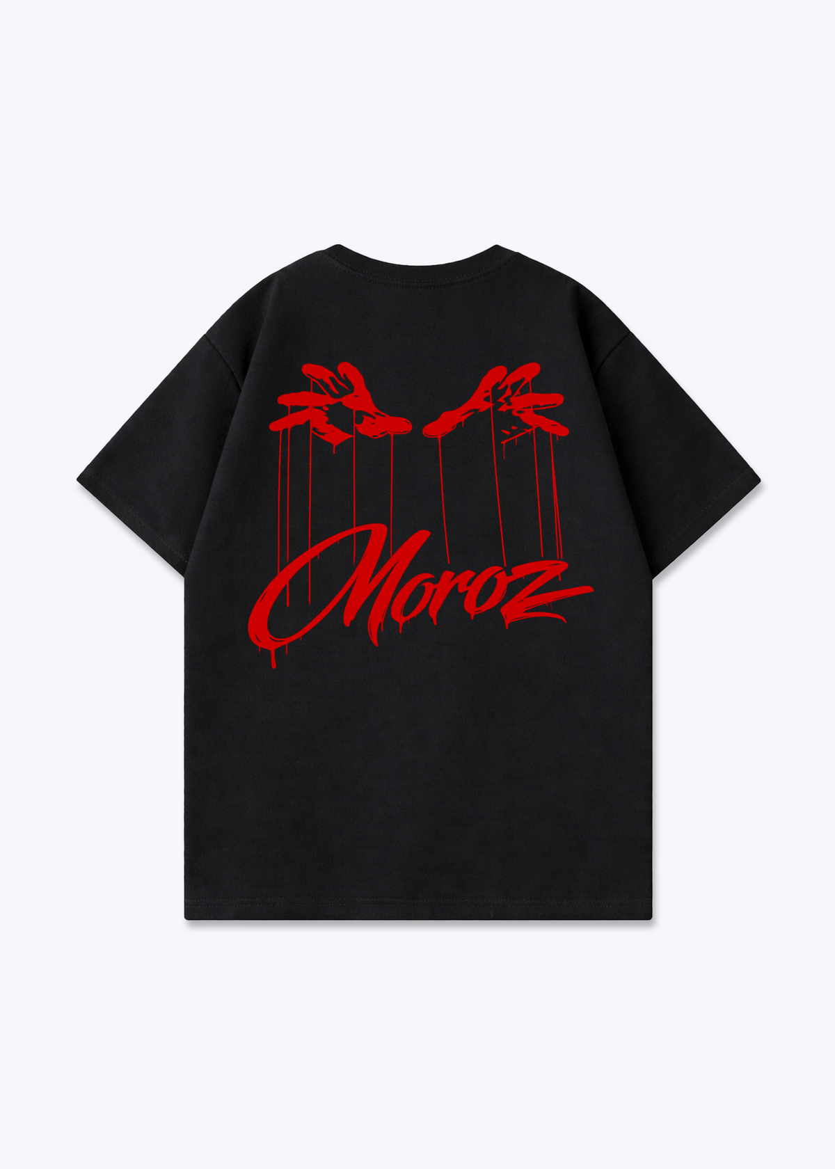  Mamorz Oversized Shirt - Black Back (Designed)
