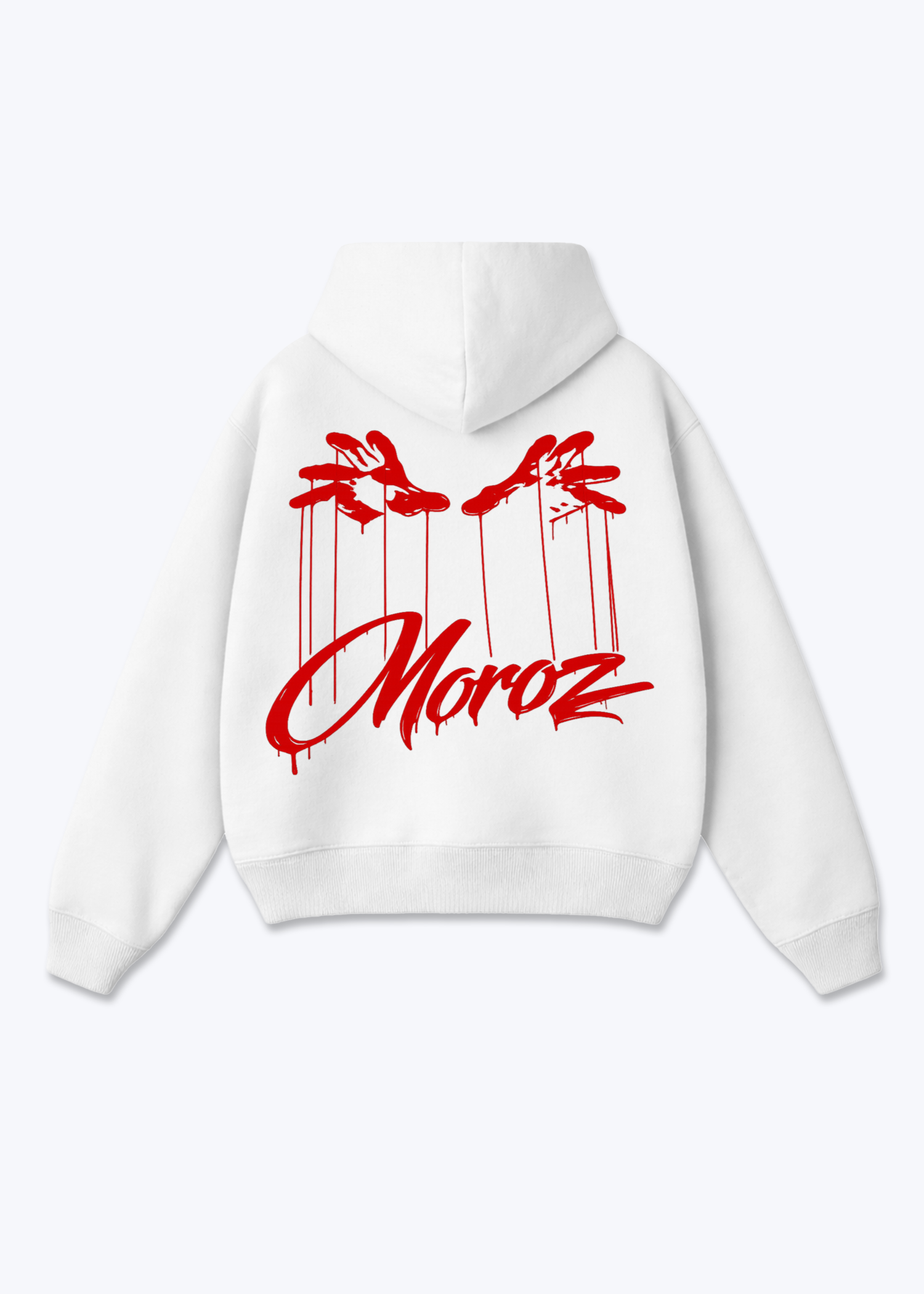 Mamorz Oversized Hoodie - White Back (Designed)