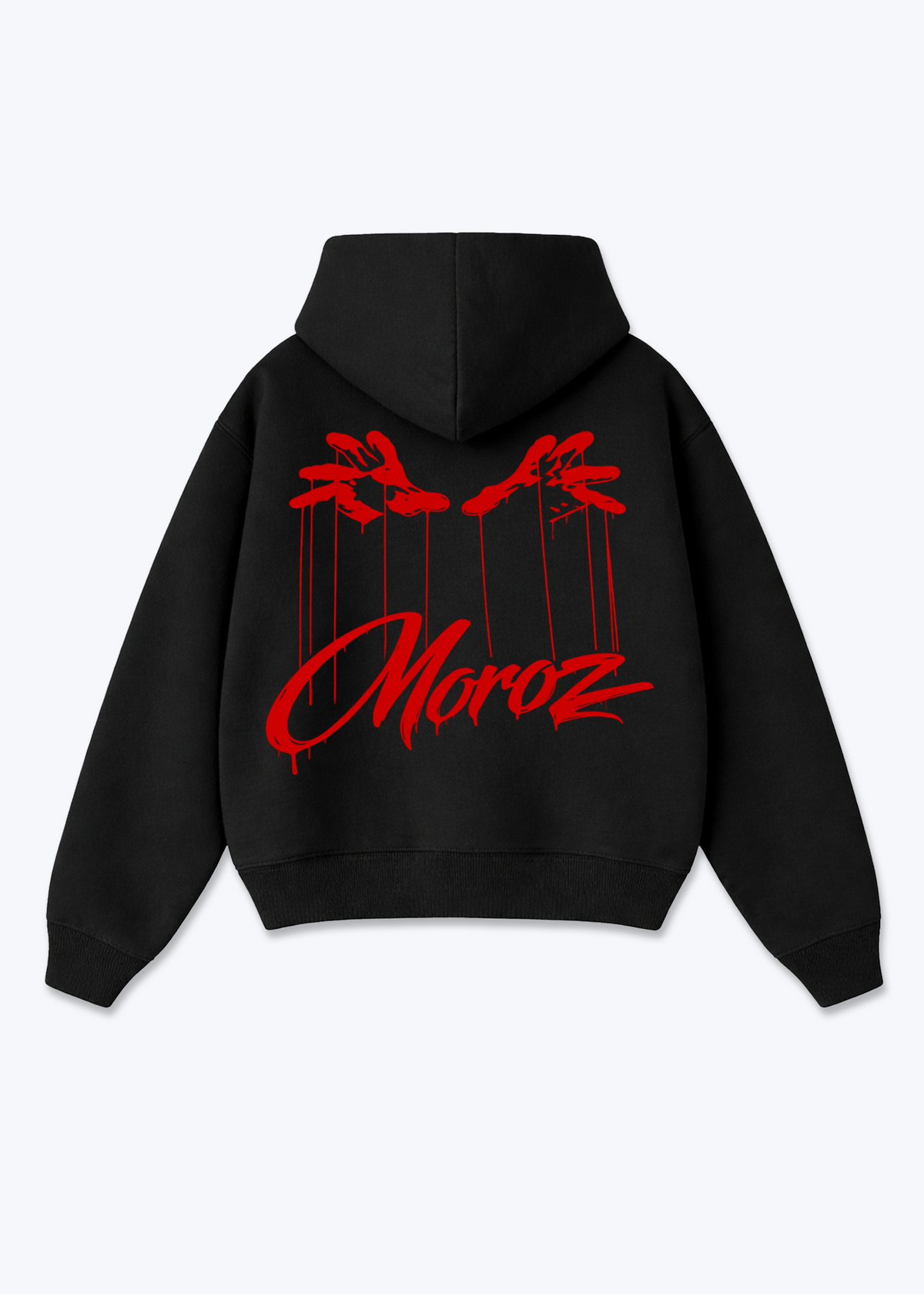 Mamorz Oversized Hoodie - Black Back (Designed)