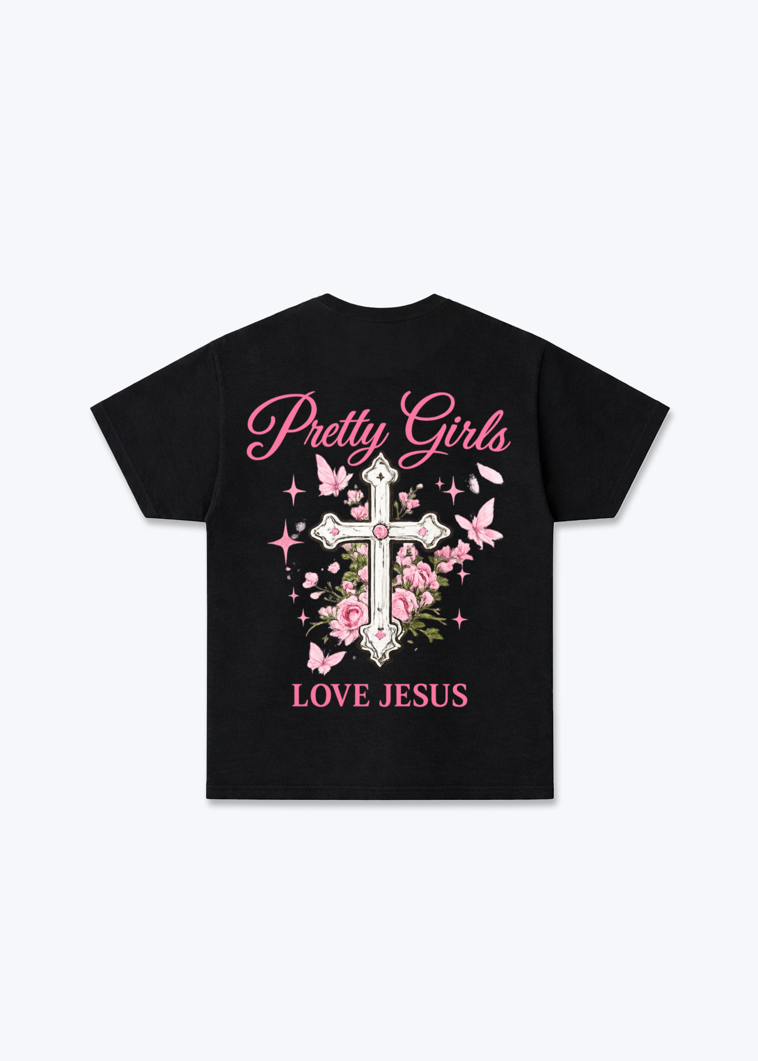 Pretty Girls Regular Shirt - Black Back (Designed)