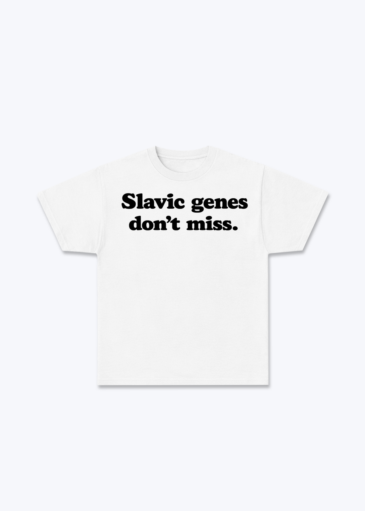 Genes Regular Shirt - White Front (Designed)