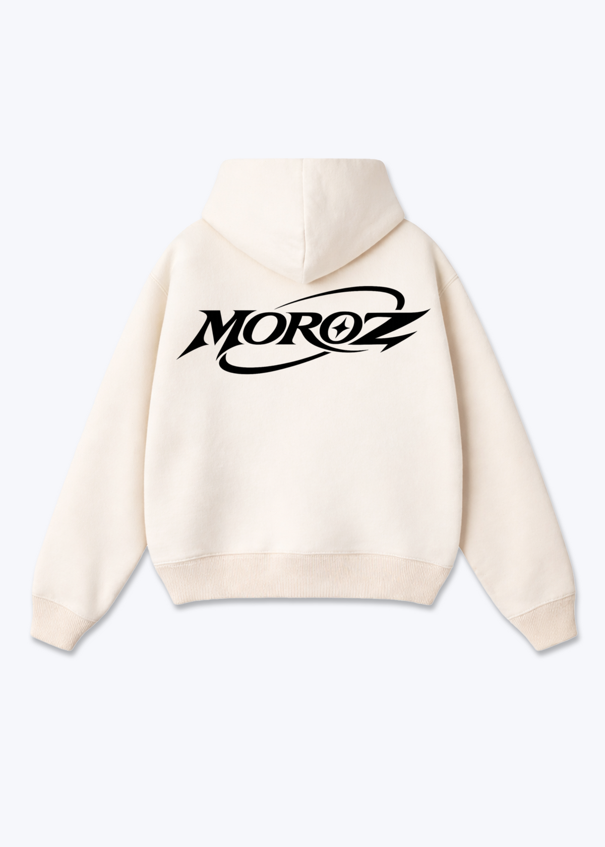 MorozV2 Oversized Hoodie - Beige Back (Designed)