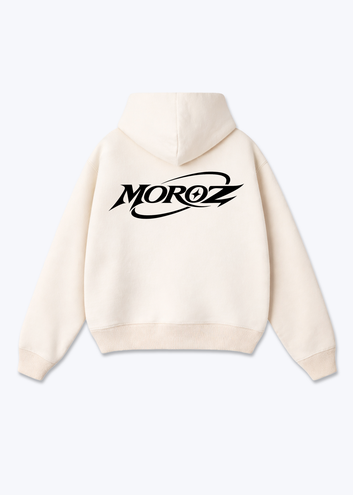 MorozV2 Zip Hoodie - Beige Back (Designed)