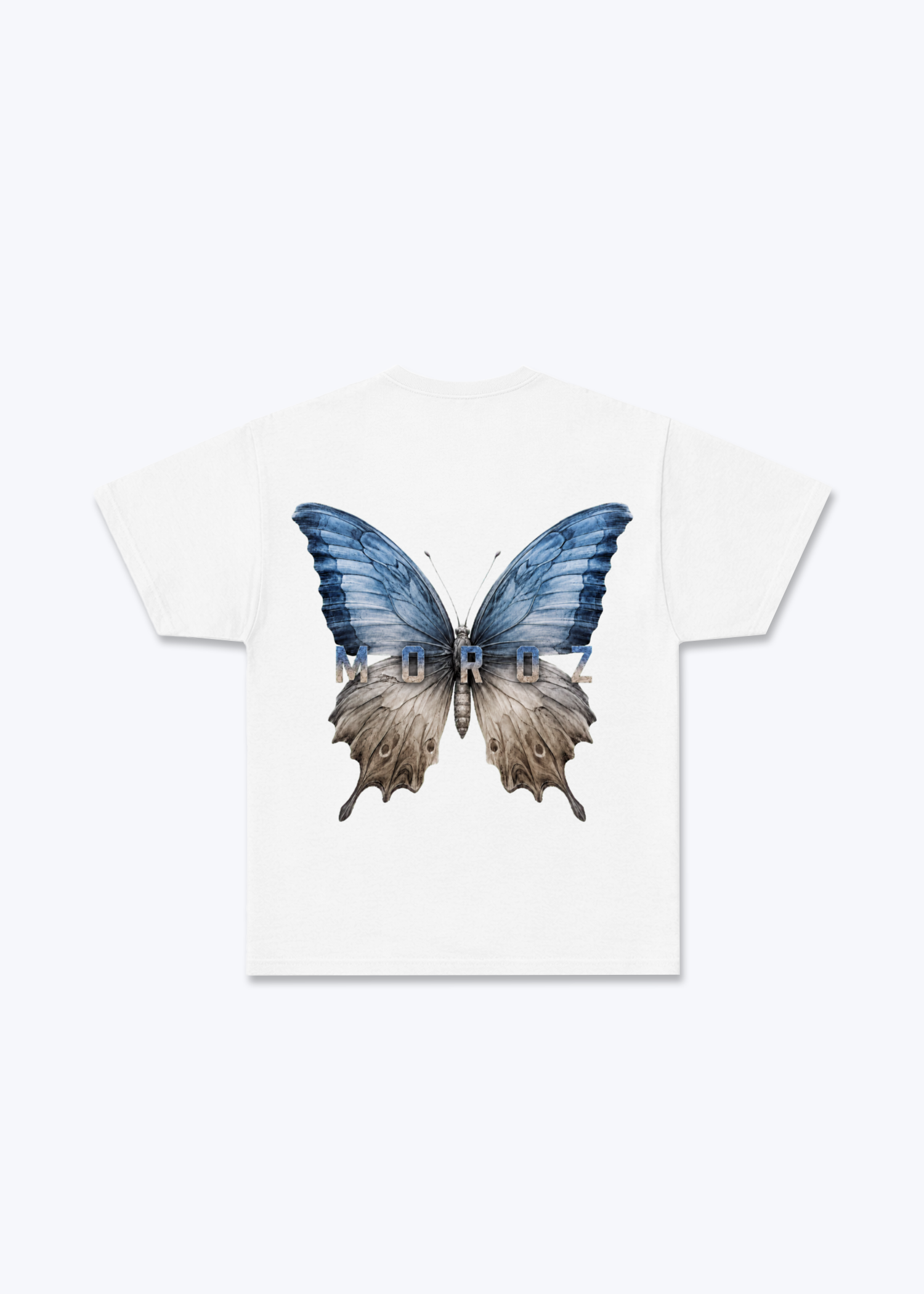 Butterfly Regular Shirt - White Back (Designed)