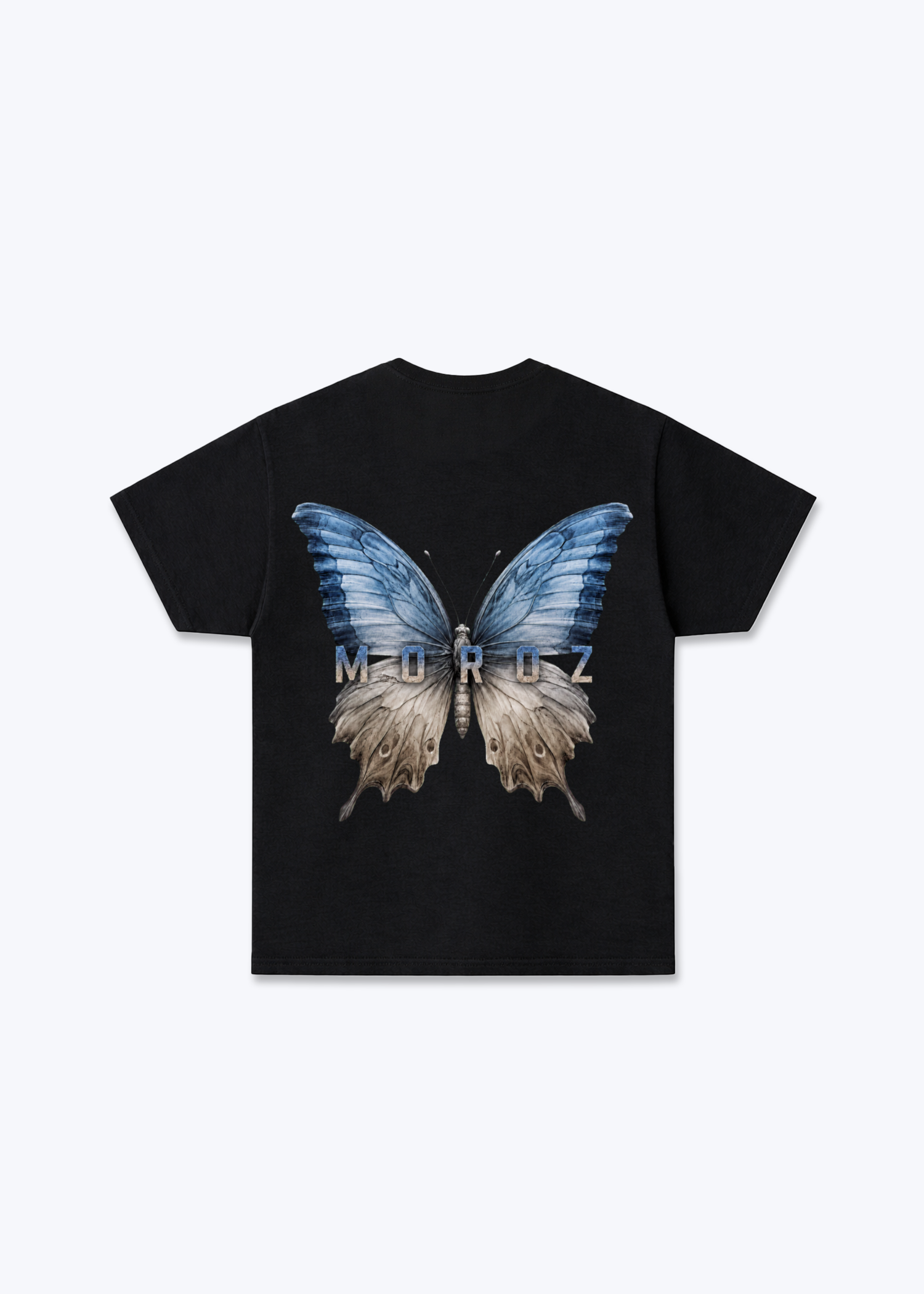 Butterfly Regular Shirt - Black Back (Designed)