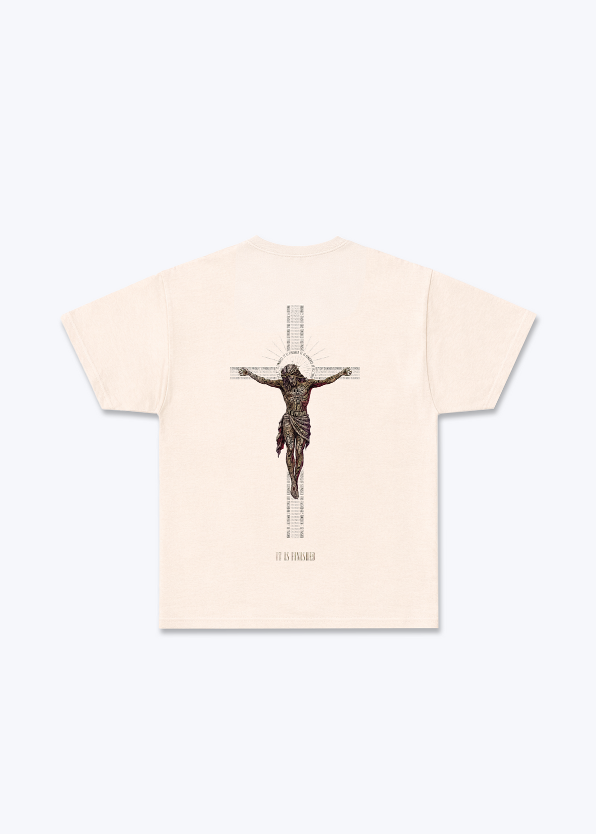 It is Regular Shirt - Beige Back (Designed)