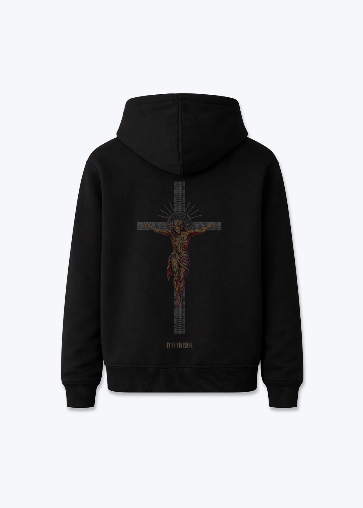 It is Regular Hoodie - Black Back (Designed)