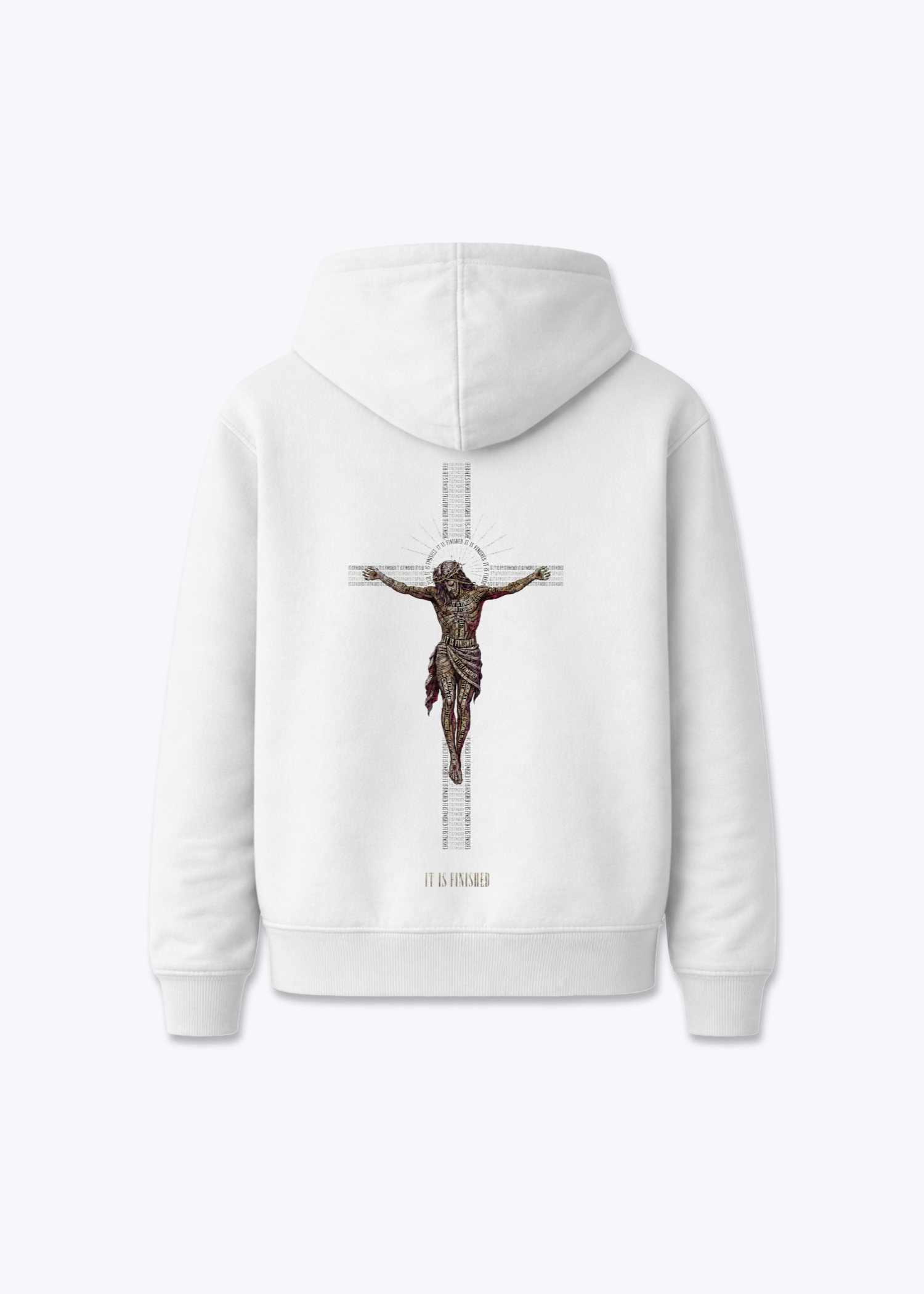 It is Regular Hoodie - White Back (Designed)