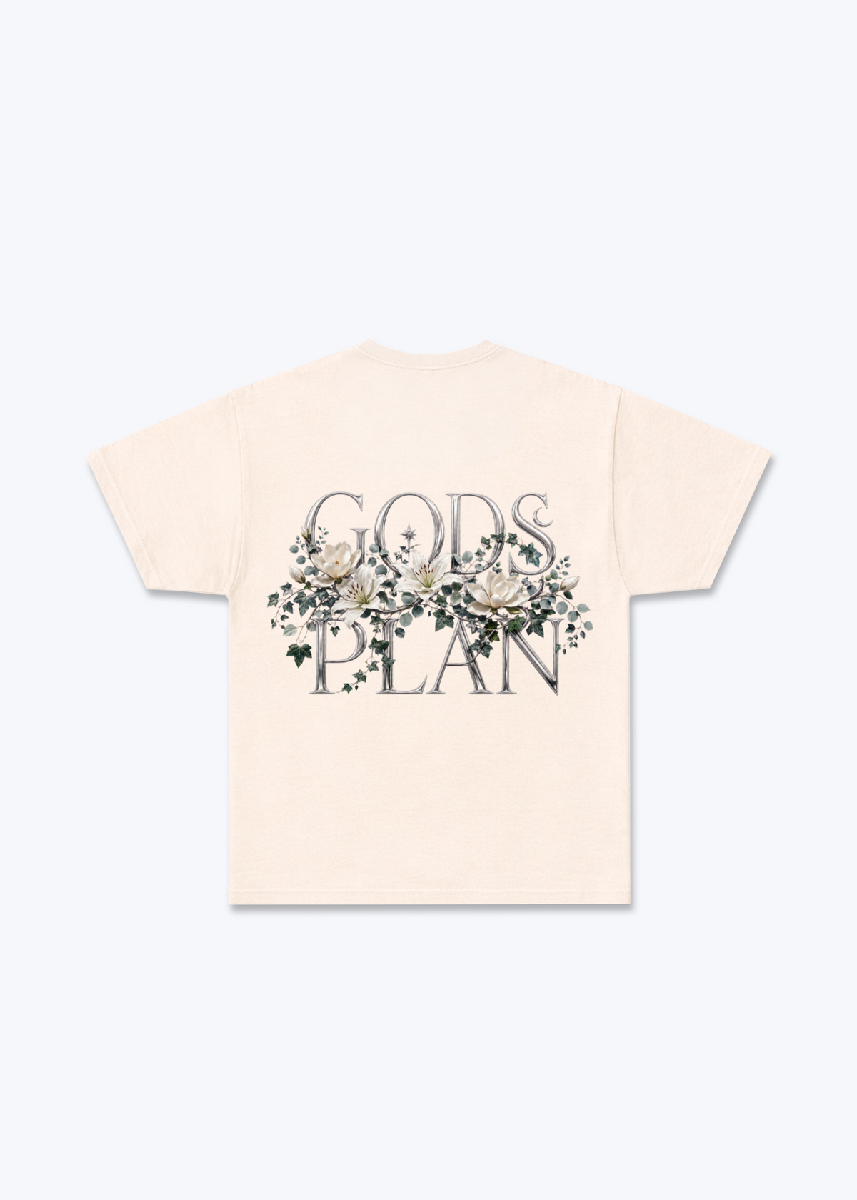 Gods Regular Shirt - Beige Back (Designed)