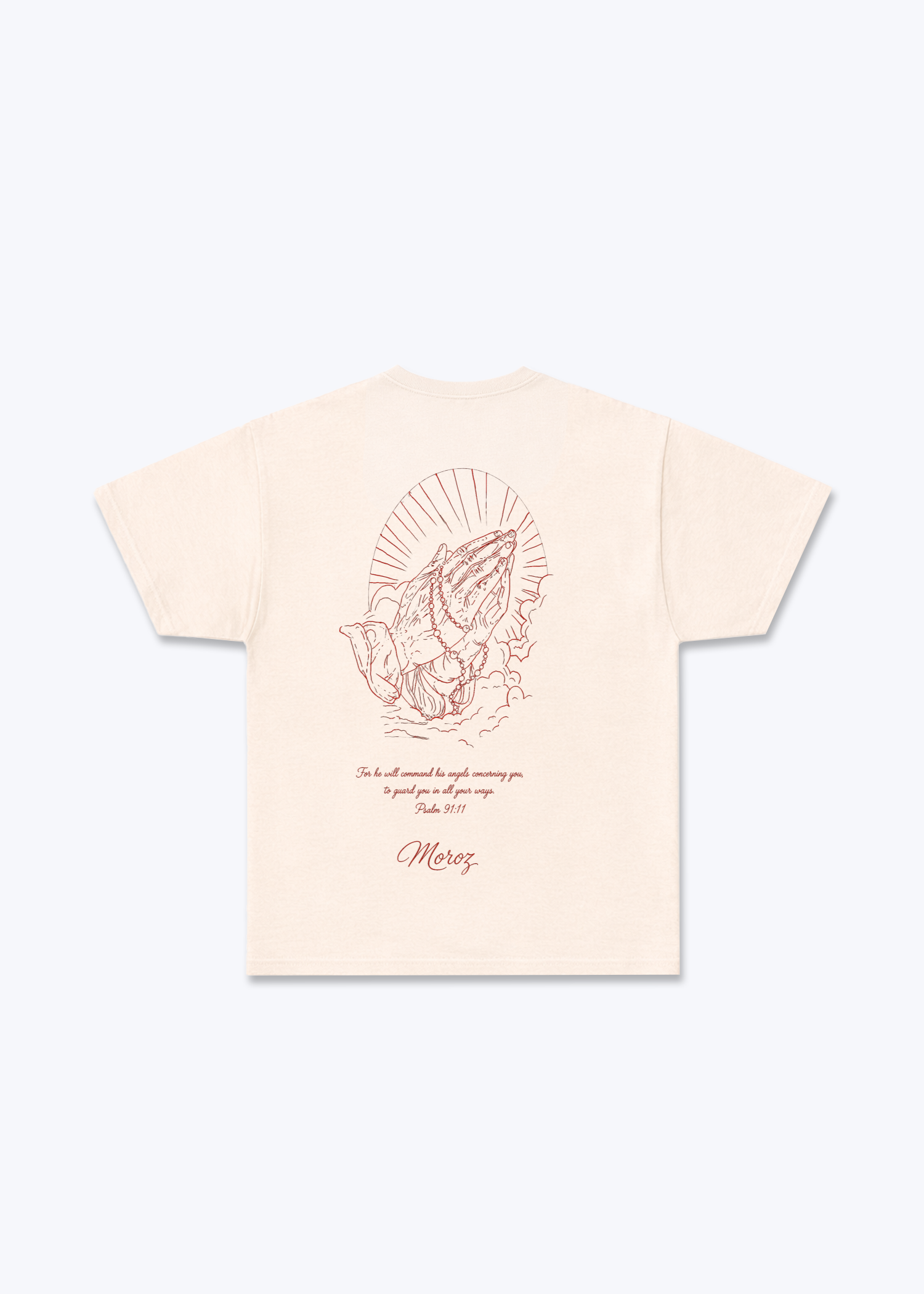 91:11 Regular Shirt - Beige Back (Designed)