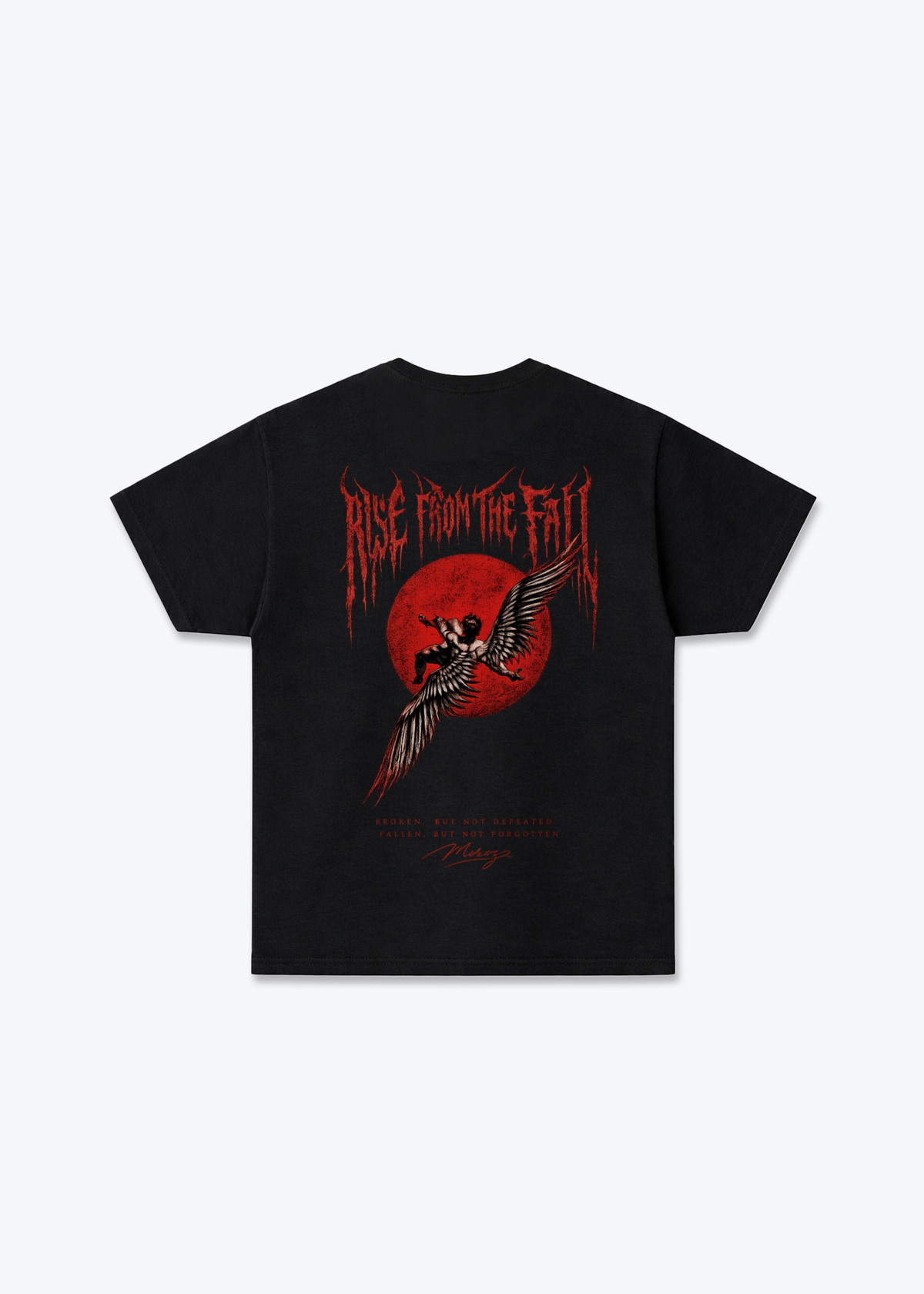 Fallen Regular Shirt - Black Back (Designed)