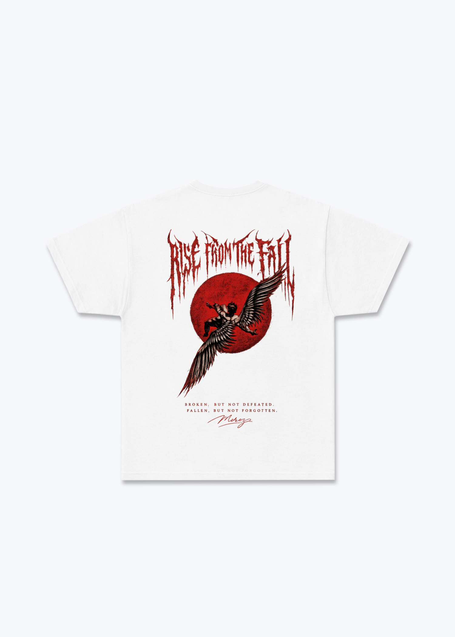 Fallen Regular Shirt - White Back (Designed)