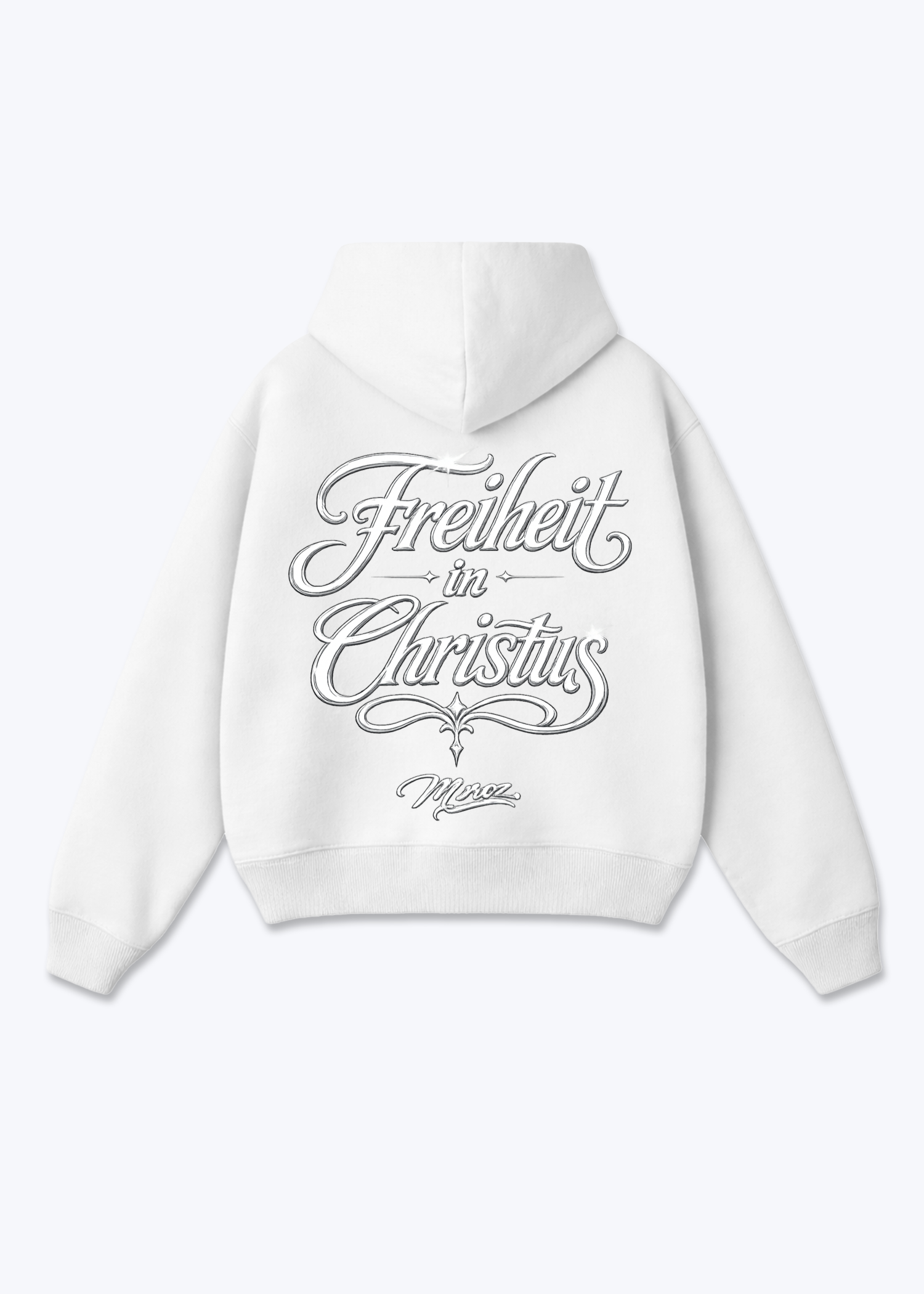 Freiheit Oversized Hoodie - White Back (Designed)