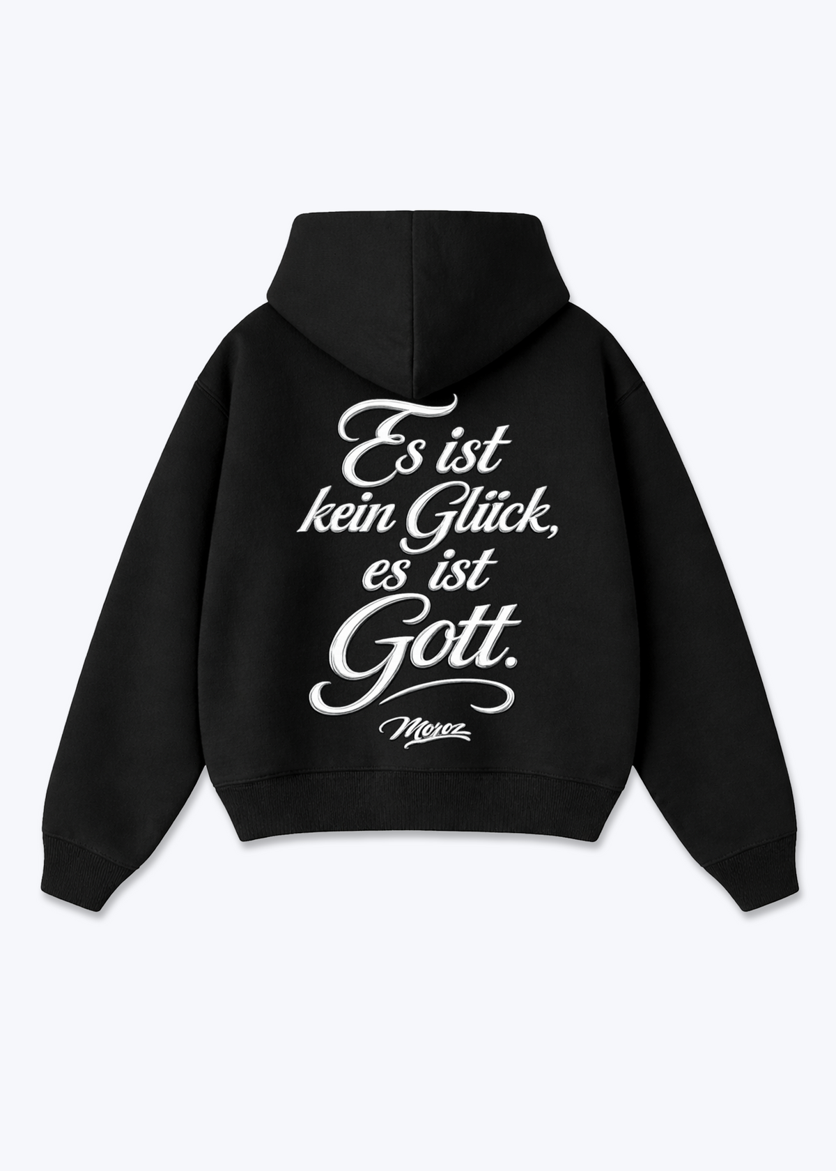 Gott Oversized Hoodie - Black Back (Designed)