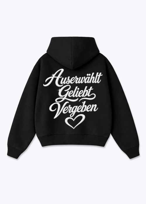 Ausgewählt Oversized Hoodie - Black Back (Designed)