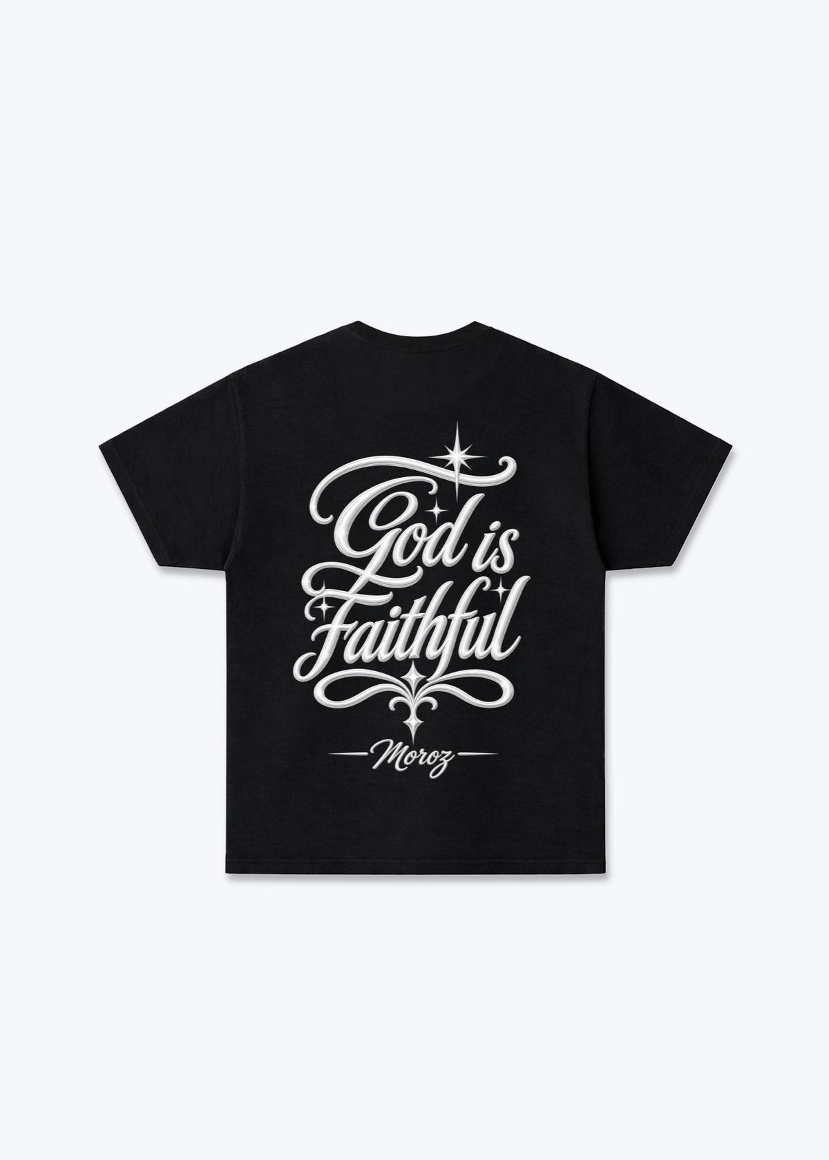 God Regular Shirt - Black Back (Designed)