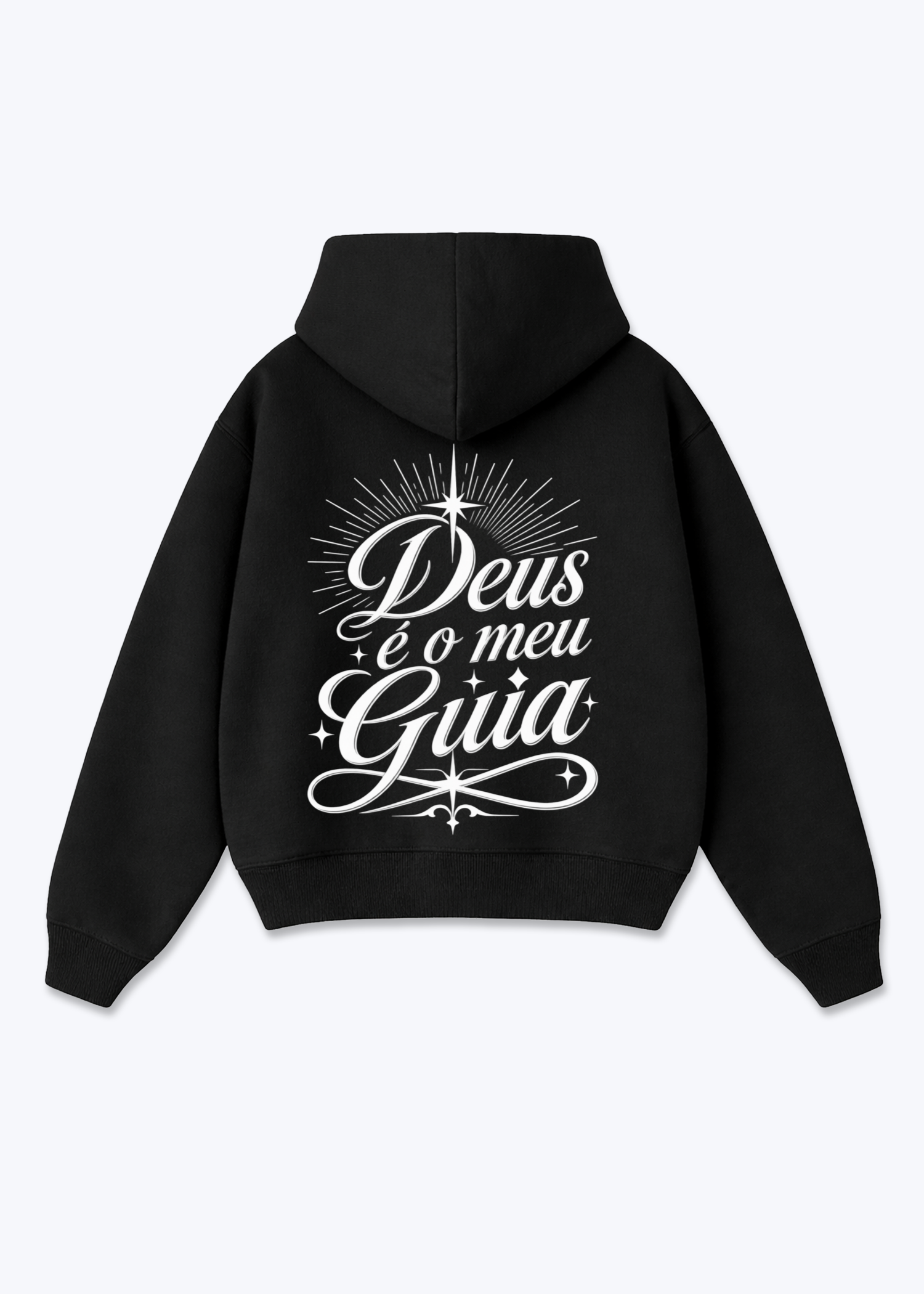 Deus Oversized Hoodie - Black Back (Designed)