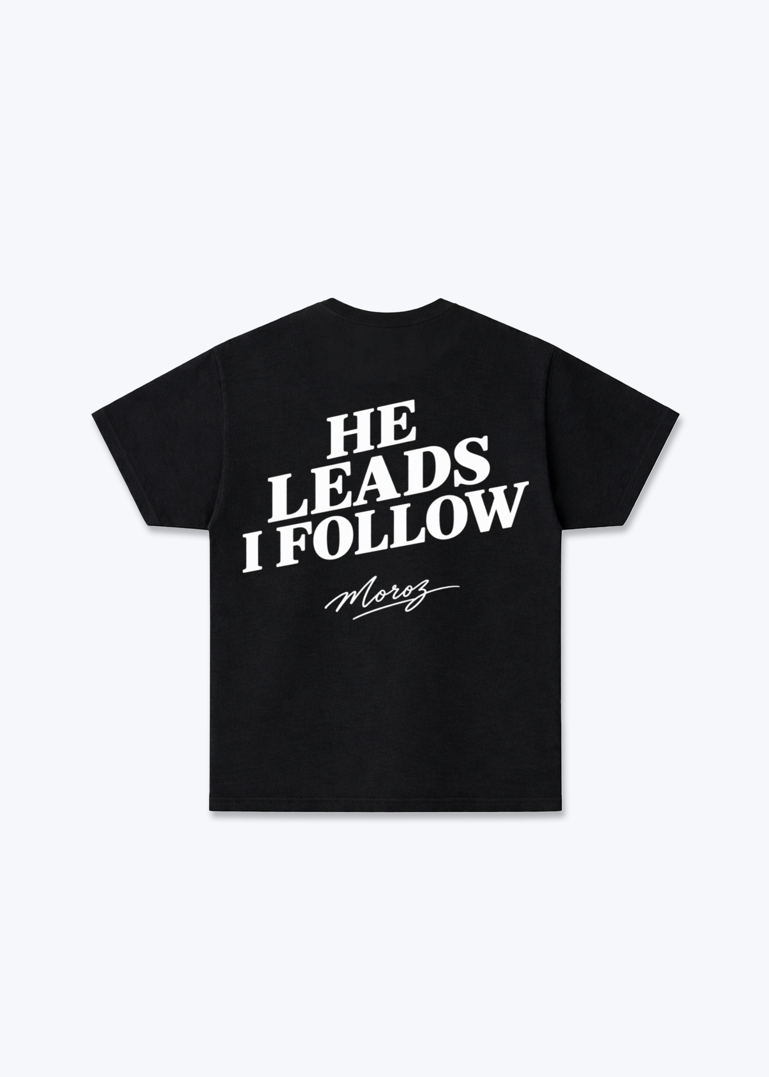He leads Regular Shirt - Black Back (Designed)