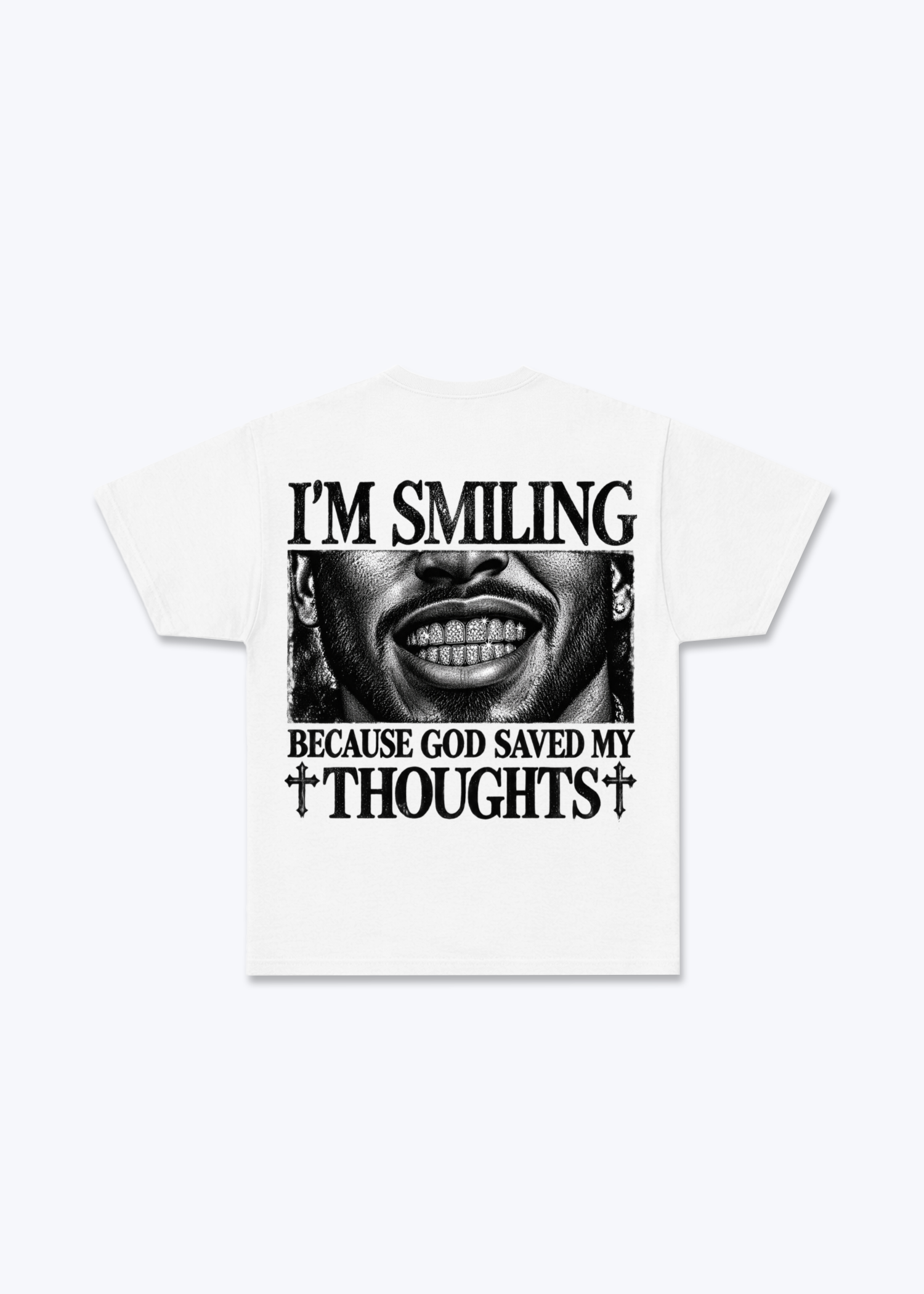 Im Smilling Regular Shirt - White Back (Designed)