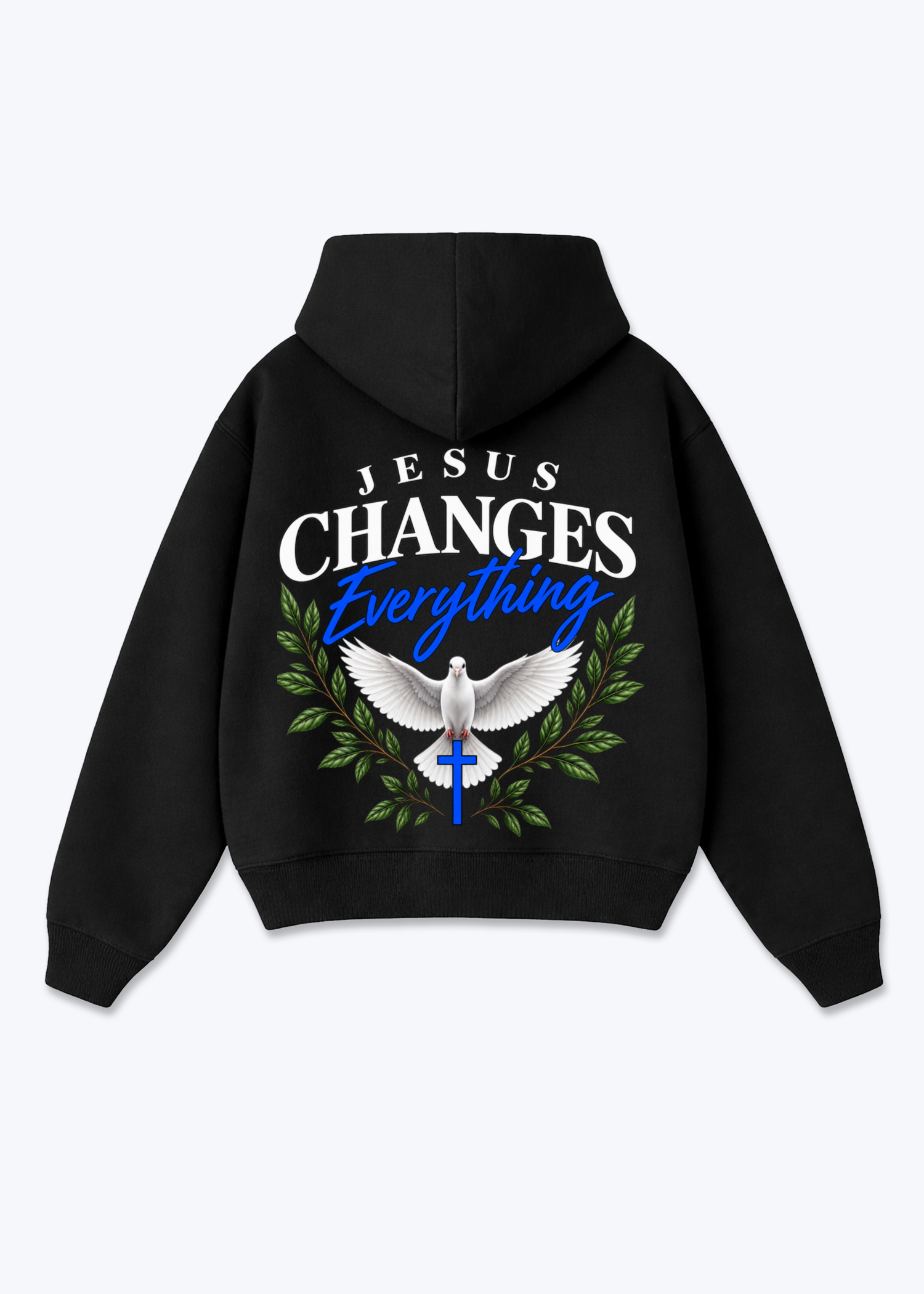 Everything Zip Hoodie - Black Back (Designed)