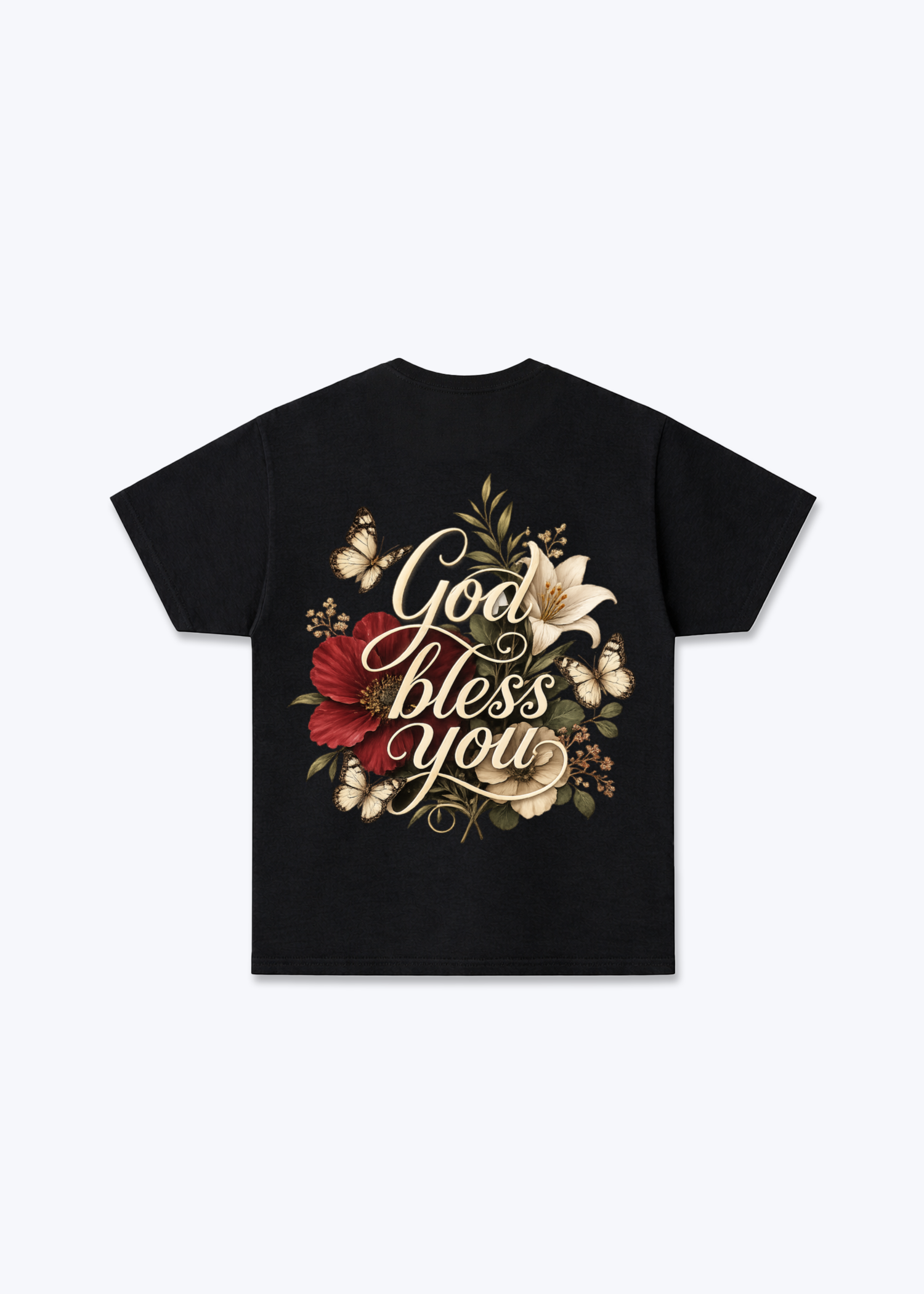 Bless Regular Shirt - Black Back (Designed)