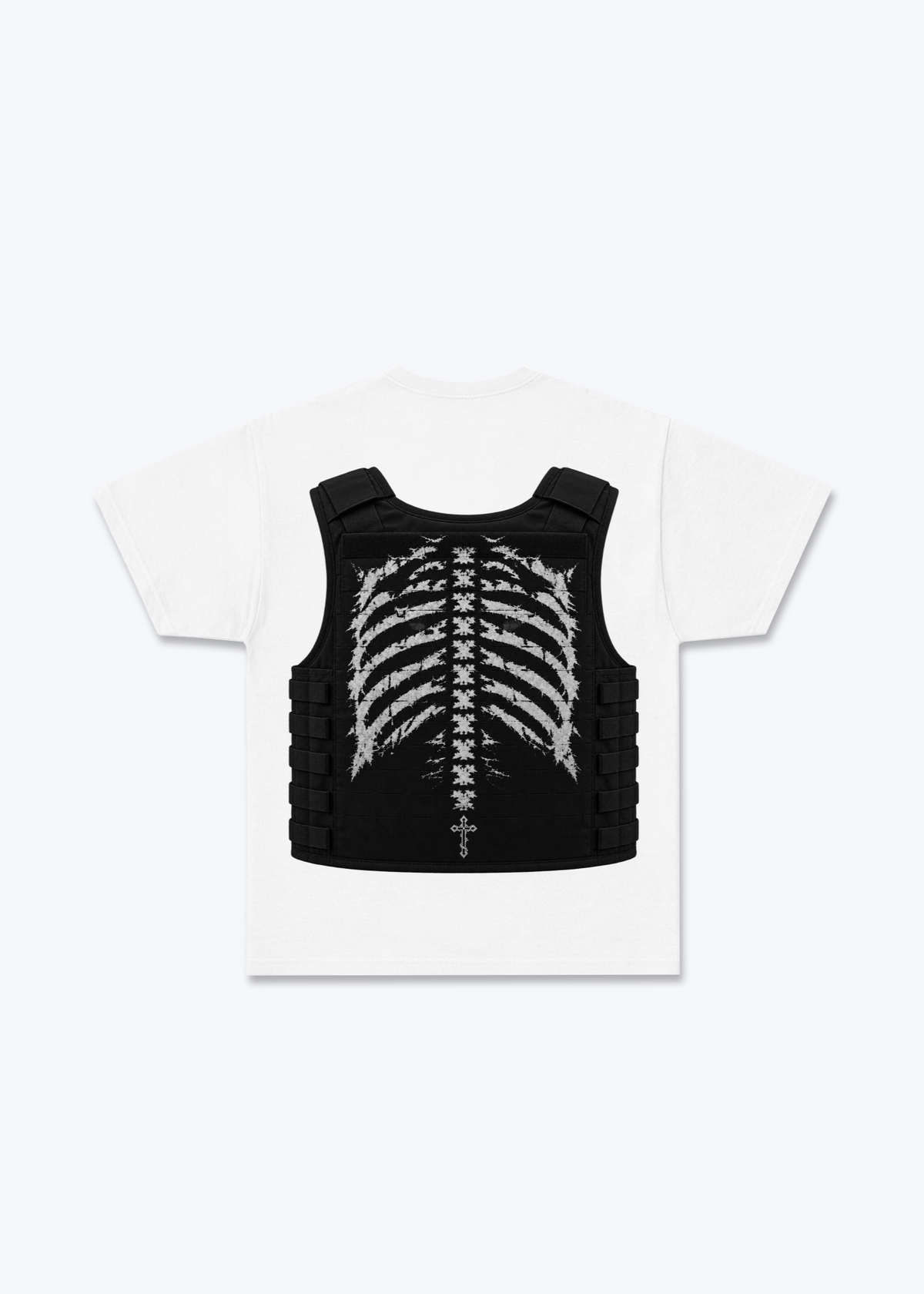 Vest Regular Shirt - White Back (Designed)