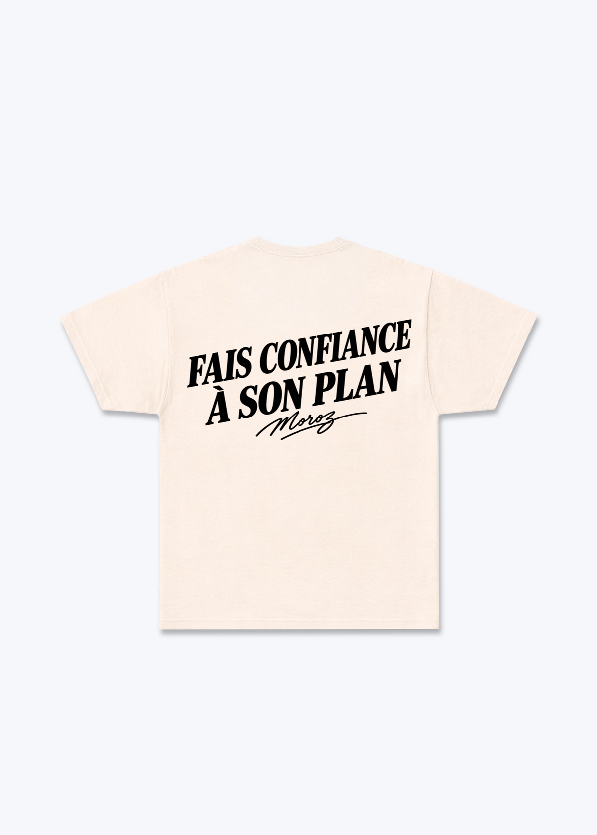 TFR Regular Shirt - Beige Back (Designed)