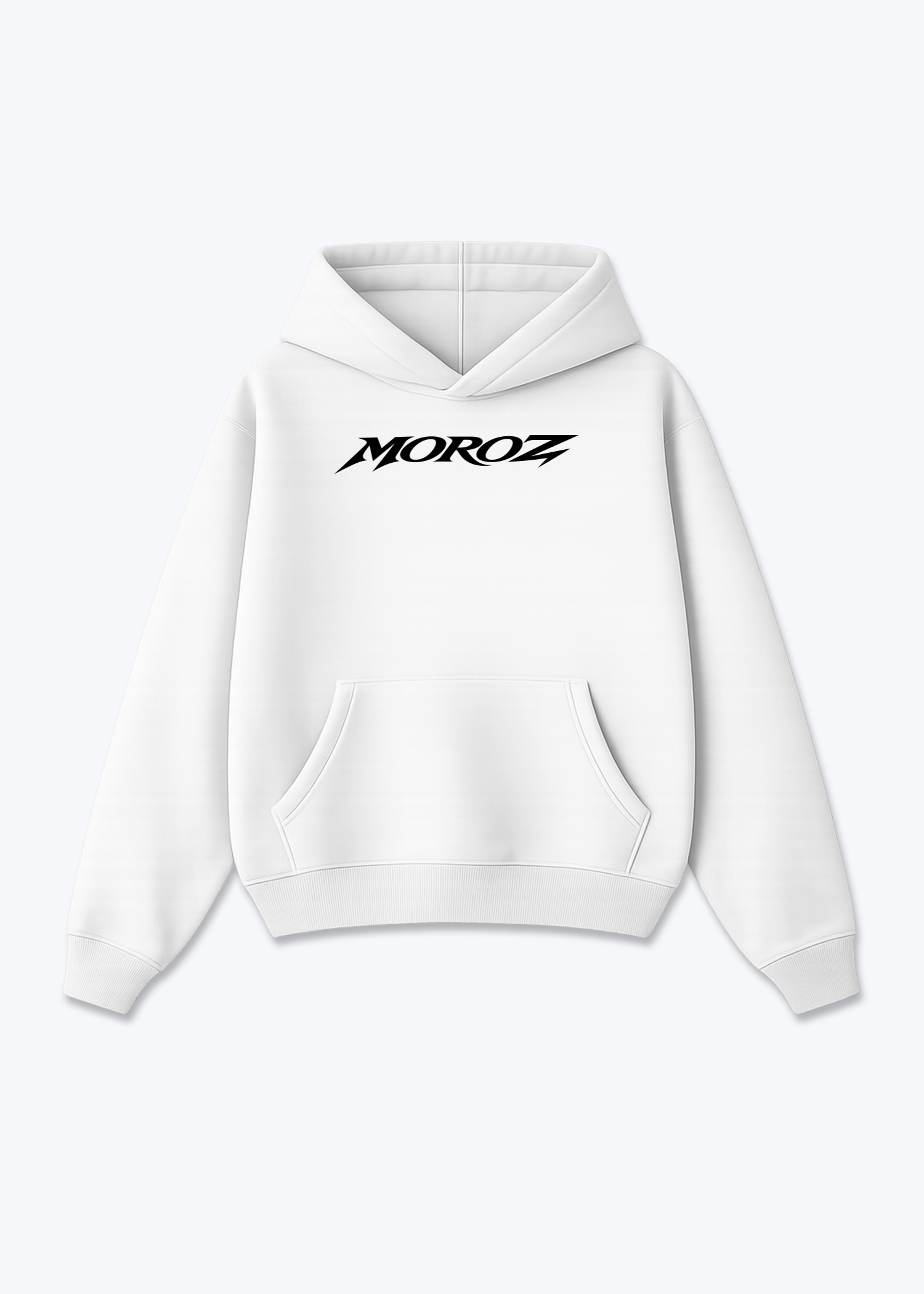 Be Stronger Oversized Hoodie - White Front (Designed)