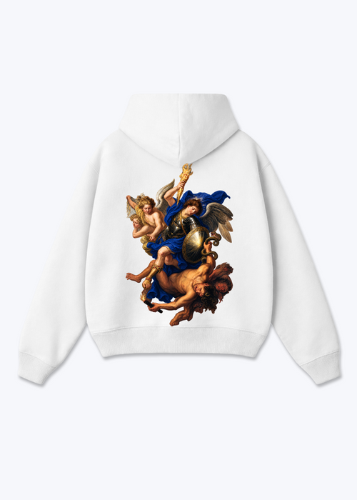 Be Stronger Oversized Hoodie - White Back (Designed)